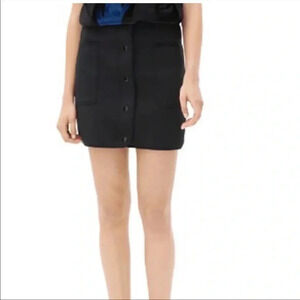 Sandro black mini skirt
